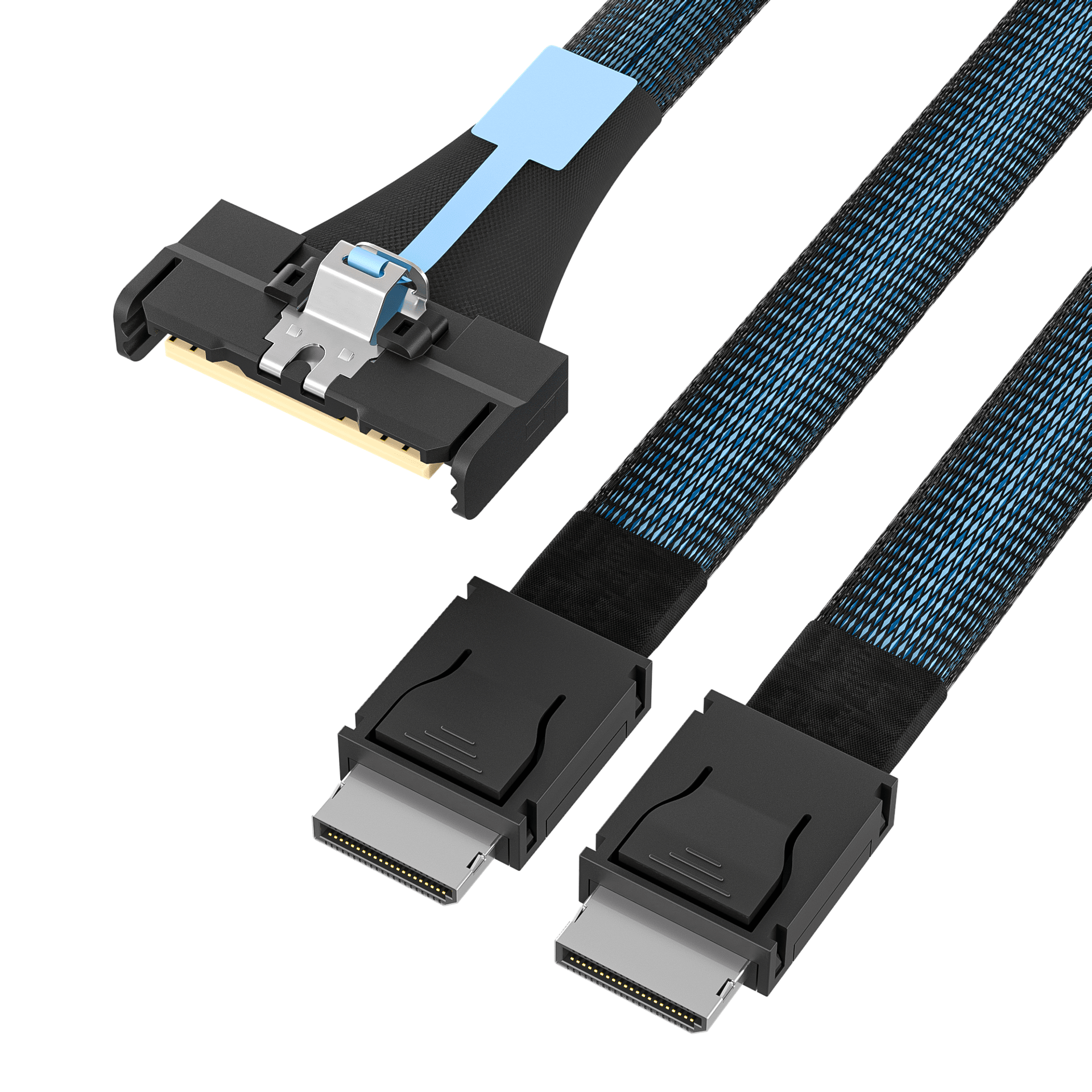 MCIO 8X 转 2*Oculink SFF-8611