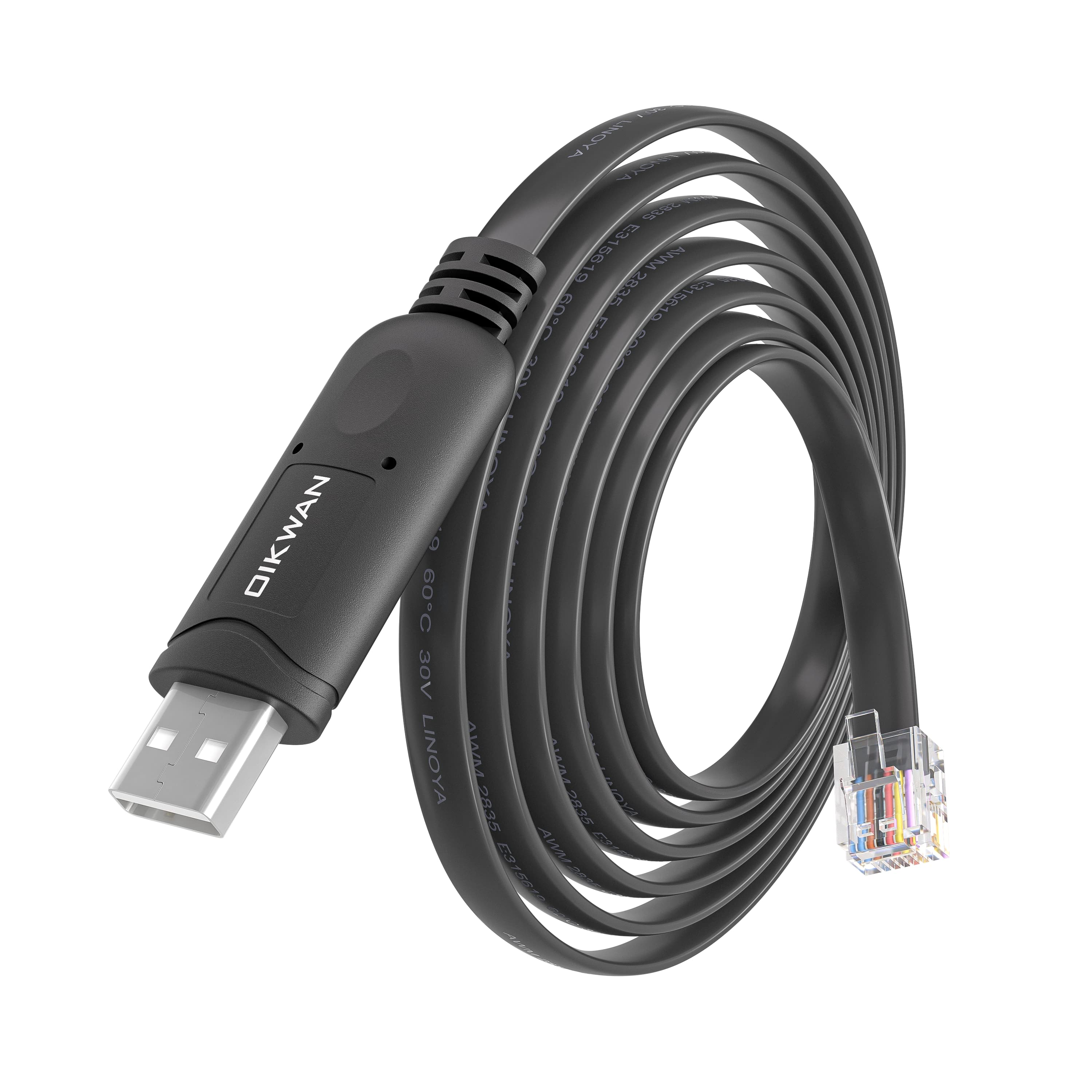 RS232 USB转RJ12 串口调试线